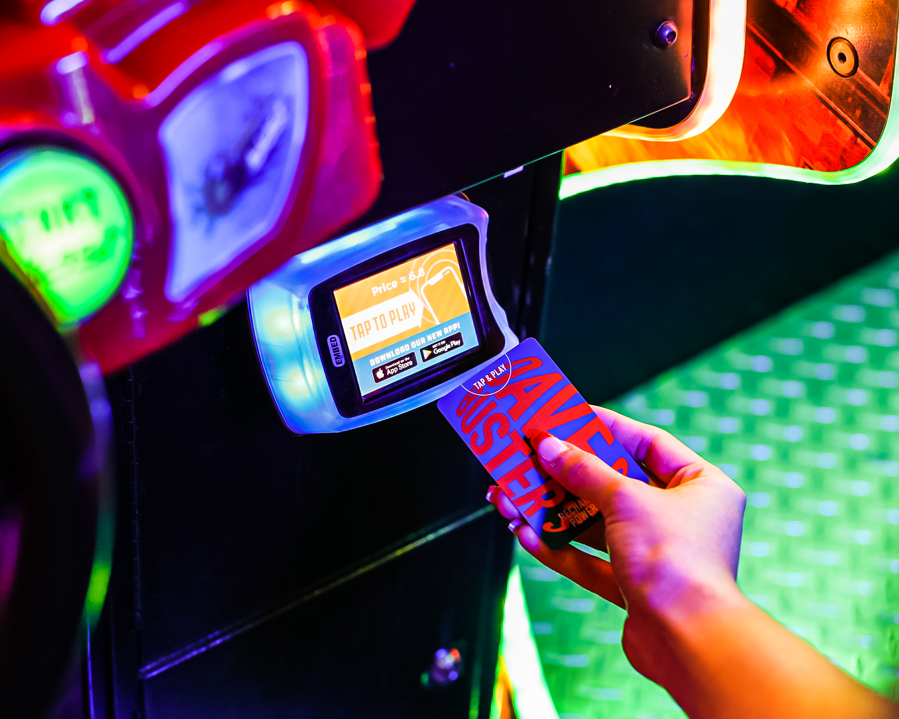 Dave & Buster's Power Card – 750 Chips, Non-Expiring, Ungraded Excellent (Read Description)