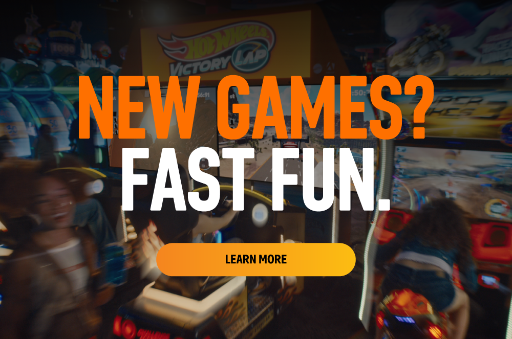 New games? Fast fun. With never-before-seen racing games like Hot Wheels Victory Lap and NASCAR Pit Stop, fun's coming faster than ever this summer. Plus, play even more new games like Cyberpunk and Pacman Rollers
