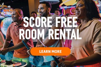 Score Free Room Rental. Click here to learn more