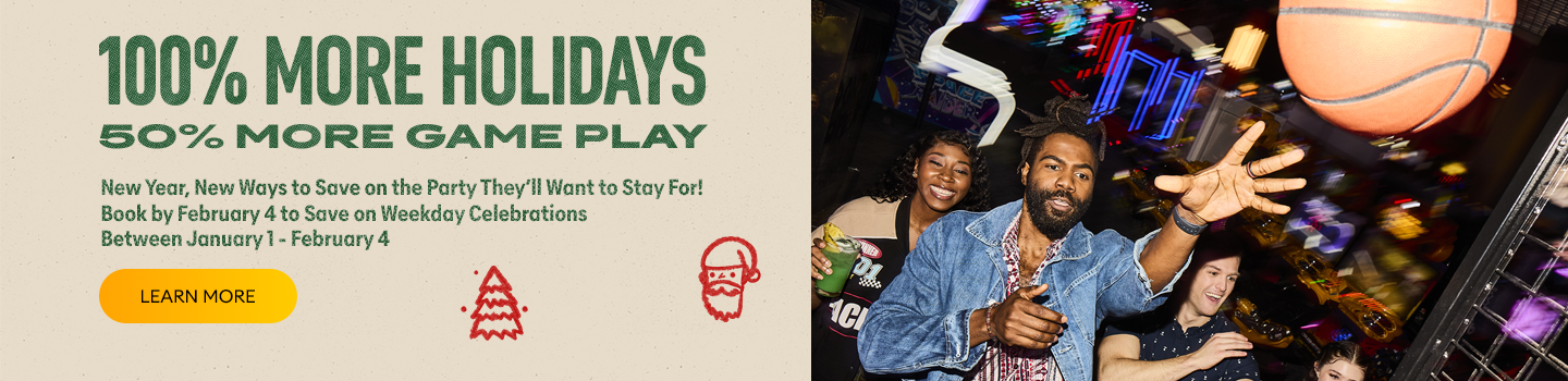 Save on Weekday Celebrations. Book by February 4th.