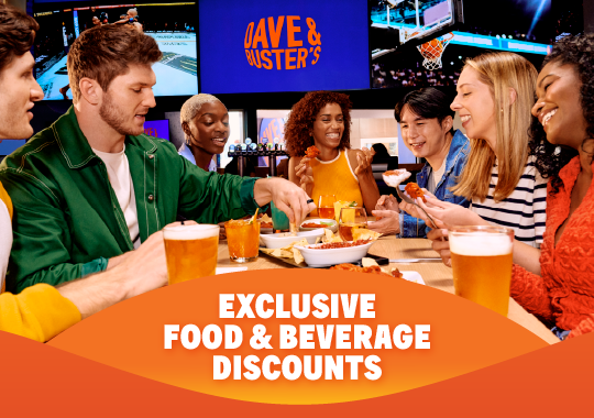 Exclusive Food & Beverage Discounts