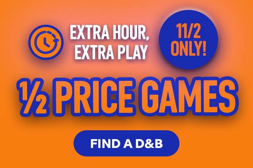 Half Price Games Sunday 