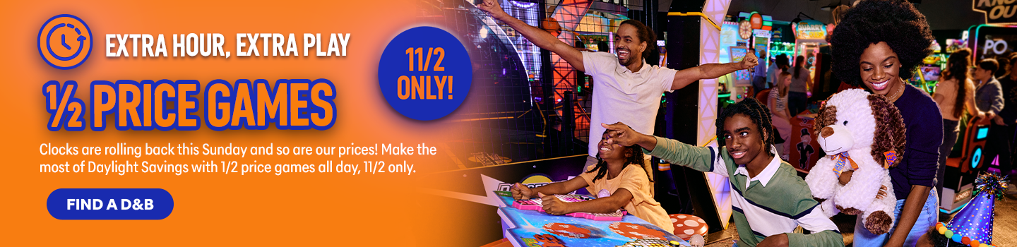 Half Price Games Sunday 