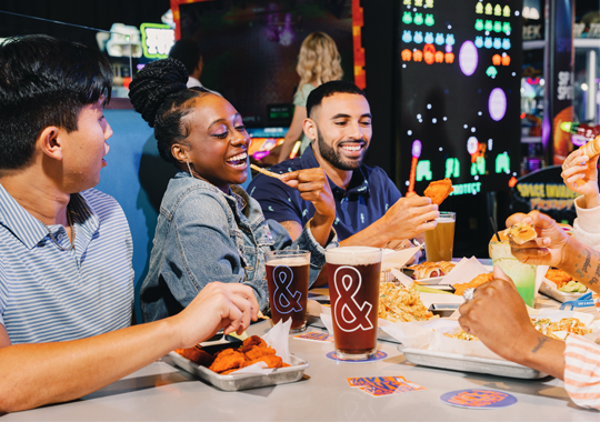 Dave & Buster's - Did you *really* have a draft party with your buddies if  you didn't have Tailgate Towers? Book your party here