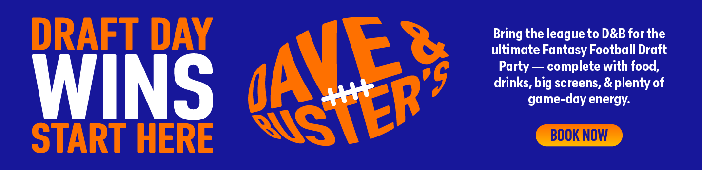 Draft day wins start here. Bring the league to D&B for the ultimate Fantasy Football Draft Party - complete with food, drinks, big screens, & plant of game-day energy.
